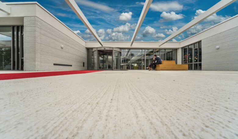 Besenstrich für Betonfertigteile