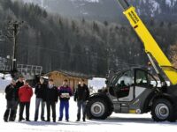 Teleskoplader für die Zugspitzbahn