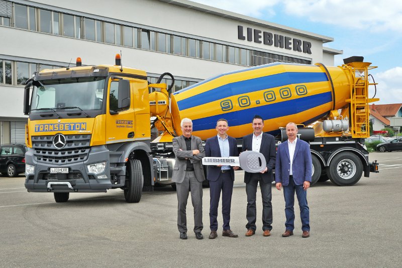 Fahrmischer Nummer 90.000 für Transbeton