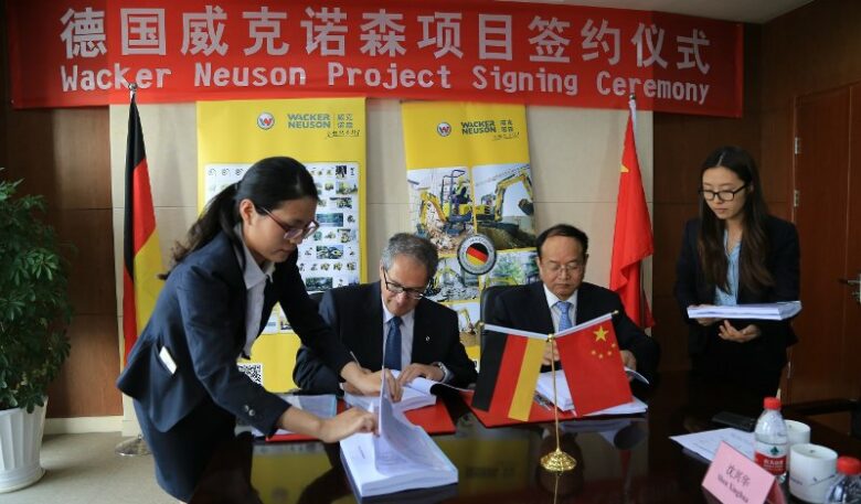 Neues Werk für Kompaktbagger in China