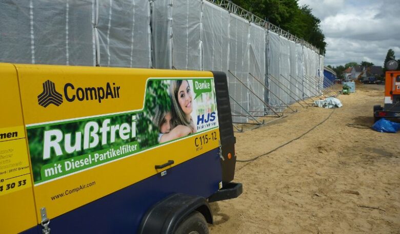Ohne Rußfilter kein Tunnelbau