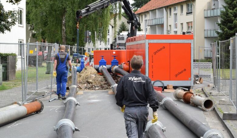 Schachtsanierung mit Bypass