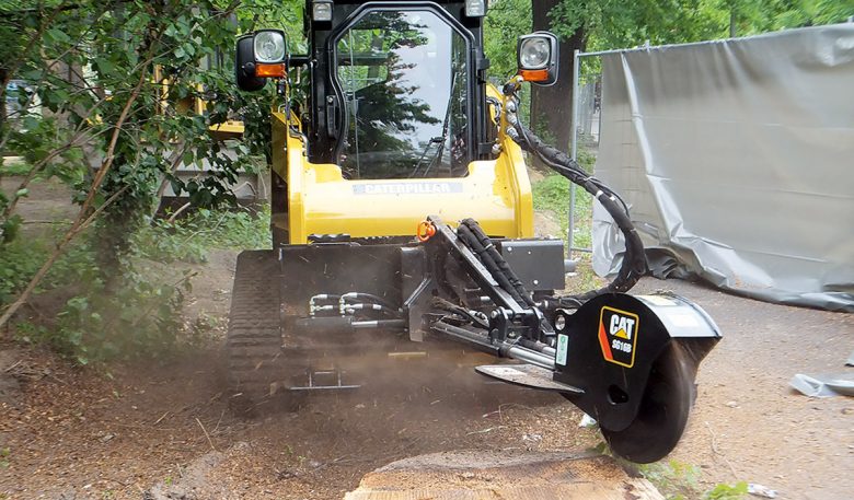 Caterpillar-Deltalader 257D mit Raupenfahrwerk