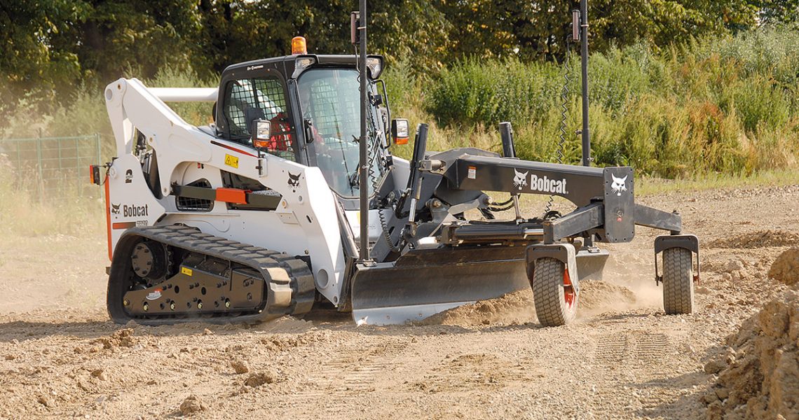 Bobcat Raupenlader T870 mit Anbaugrader