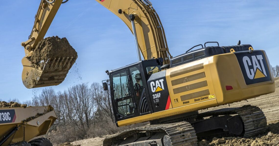 Hybridbagger Caterpillar 366F LN