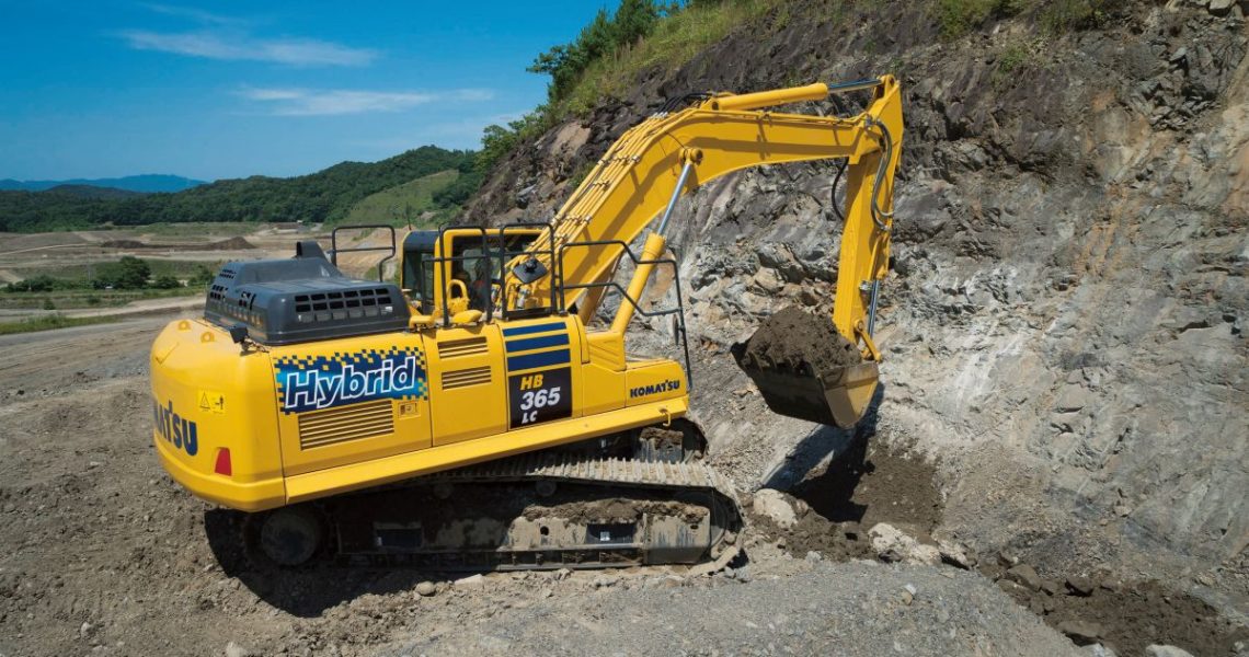 Hybridbagger Komatsu HB365LC-3