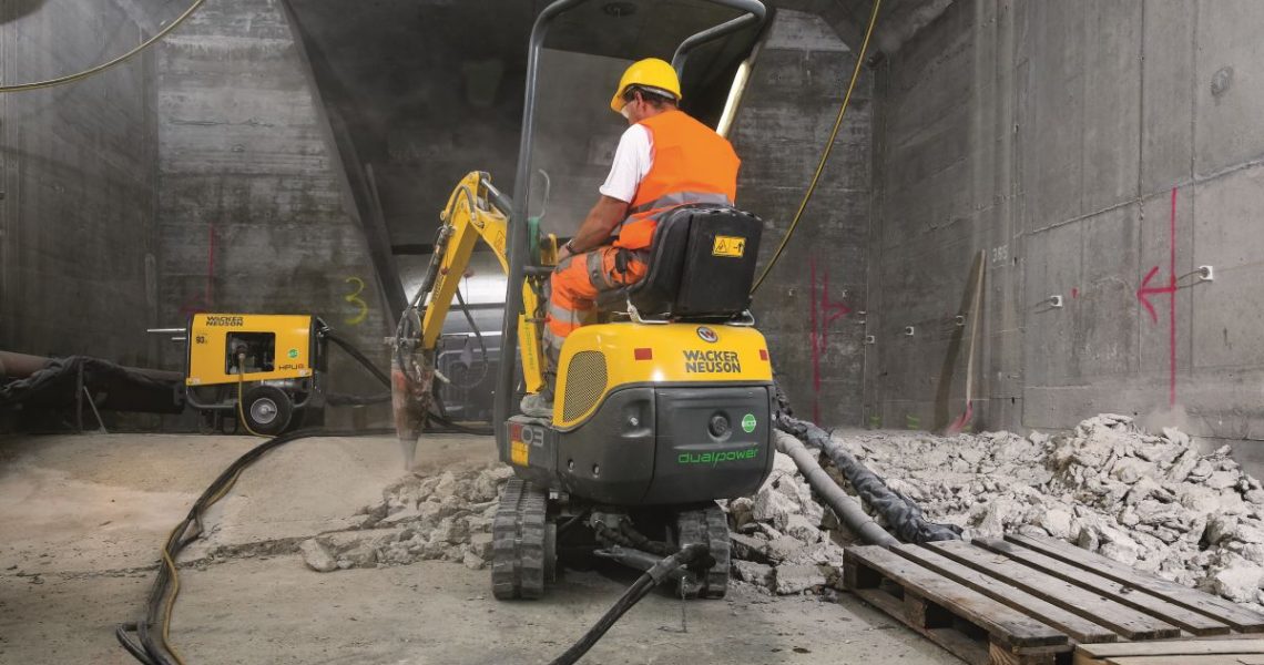 Wacker Neuson Bagger 803 dual power