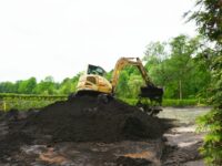 Großer Einatz im Kleingartenbau