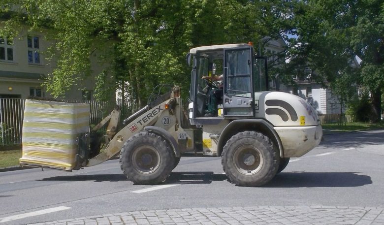 Terex Radlader mit StVZO-Zulassung