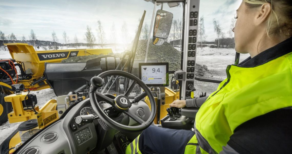 Volvo Radlader mit Co-Pilot