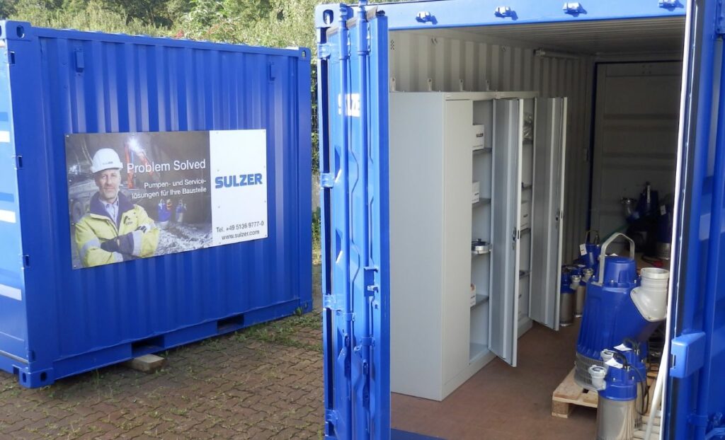 Sulzer Werkstattcontainer