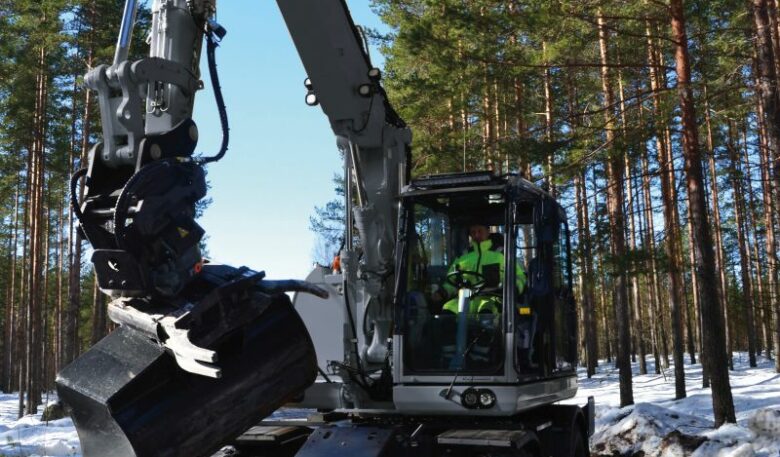 Das Universalgelenk für den Bagger