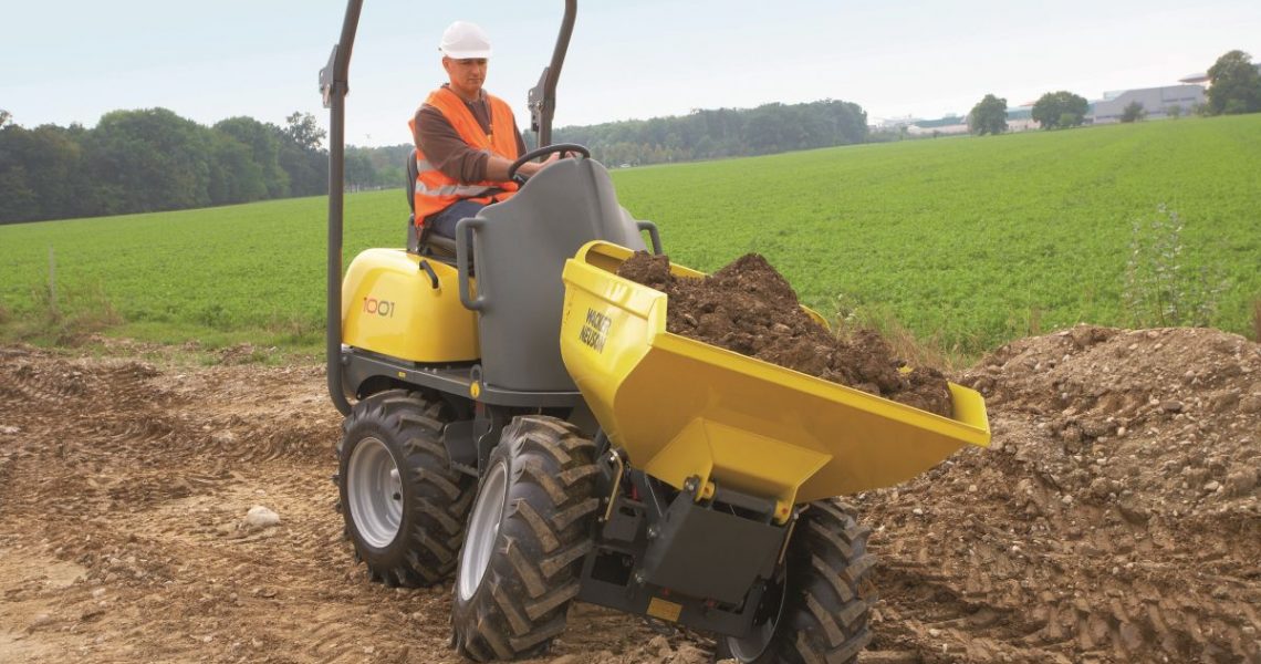 Wacker Neuson Modell WN1000 mit hydostatischen Twin-Lock-Allradantrieb