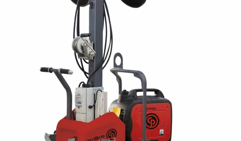 LED-Lichtmasten mit integriertem Generator