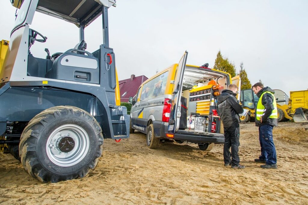 Bergmann Serviceteam vor Ort