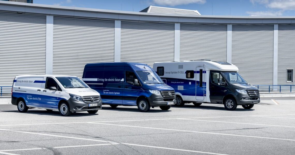 Daimlers E-Portfolio: eVito, eSprinter und das Wohnmobil auf Sprinter-Basis