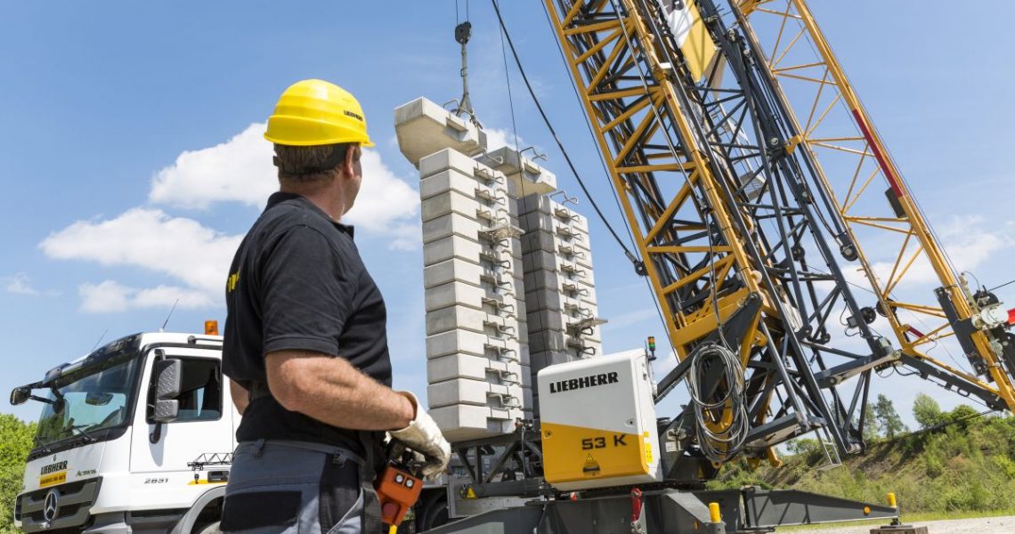 Schnelleinsatzkran von Liebherr