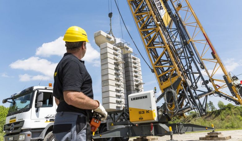 Schnelleinsatzkran von Liebherr