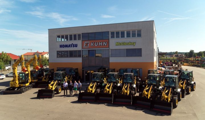 Komatsu-Fuhrpark von Schernthaner