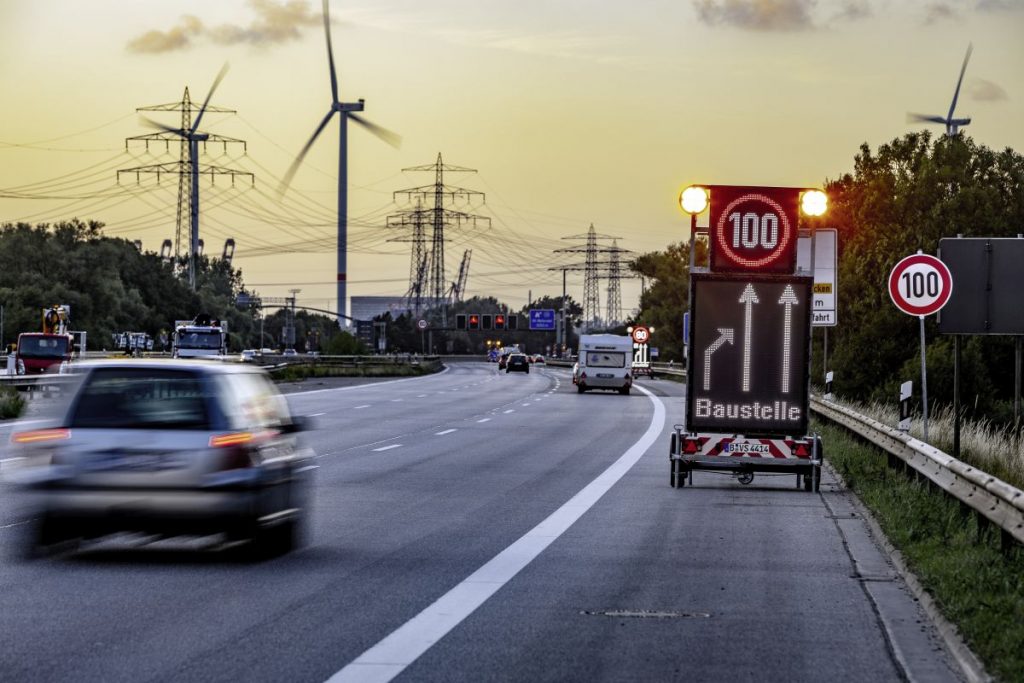 Bild einer Autobahn