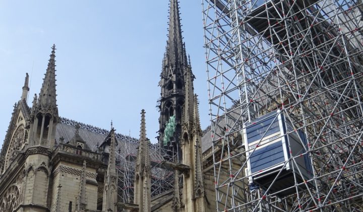 Sanierungsarbeiten an Notre-Dame in Paris