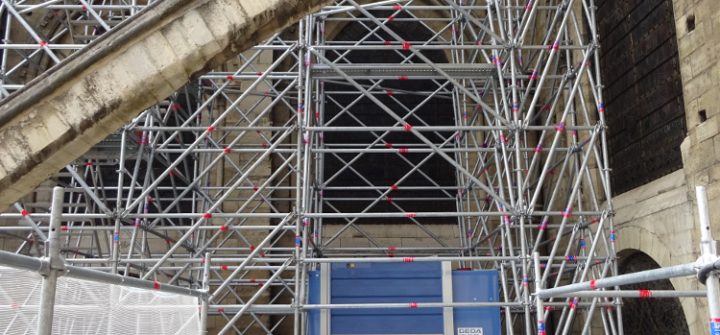 Sanierungsarbeiten an Notre-Dame in Paris