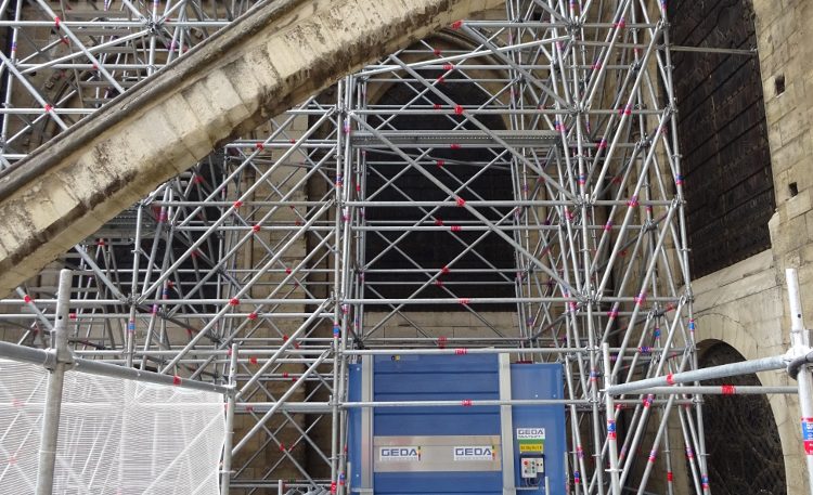 Sanierungsarbeiten an Notre-Dame in Paris