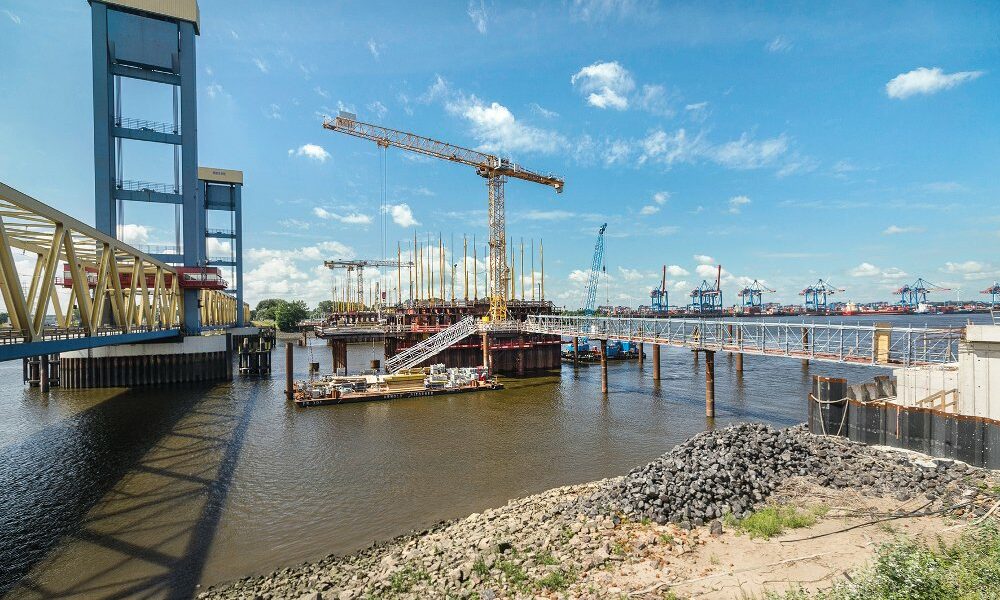 Kattwykbrücke in Hamburg