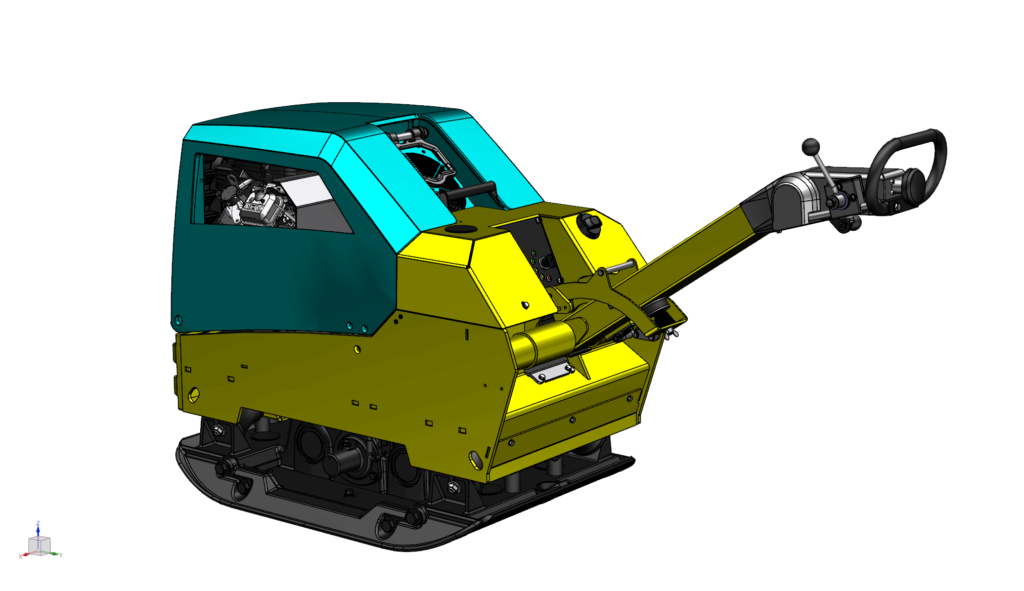 Hybrid-Rüttelplatte von Ammann