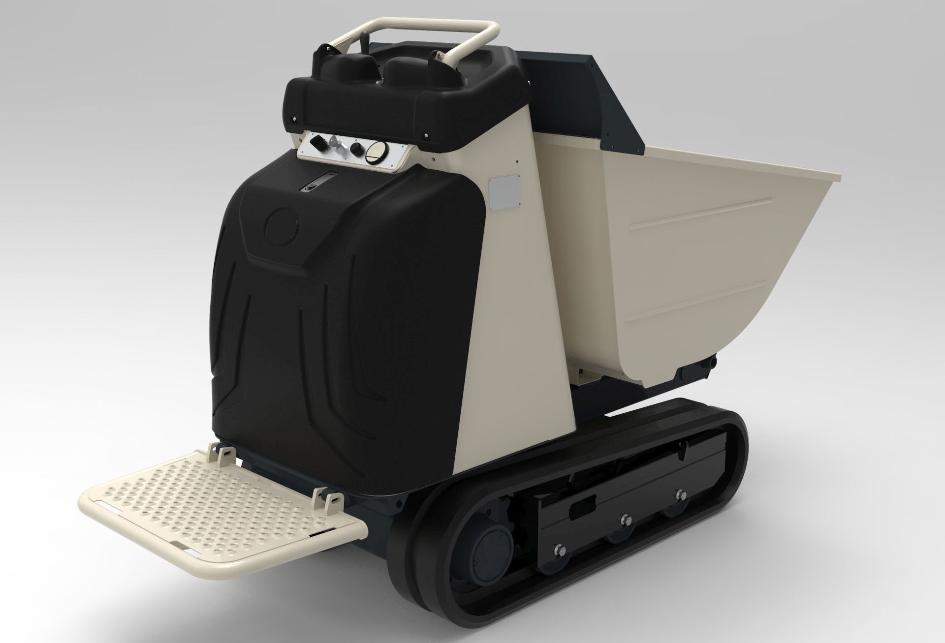 Minidumper mit Raupenantrieb von Hinowa
