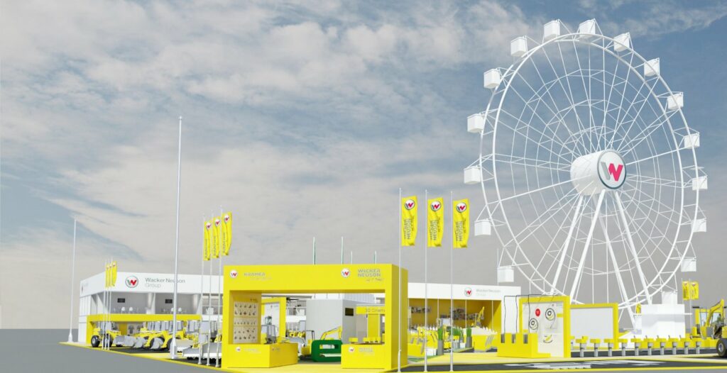 Messestand Wacker Neuson bauma