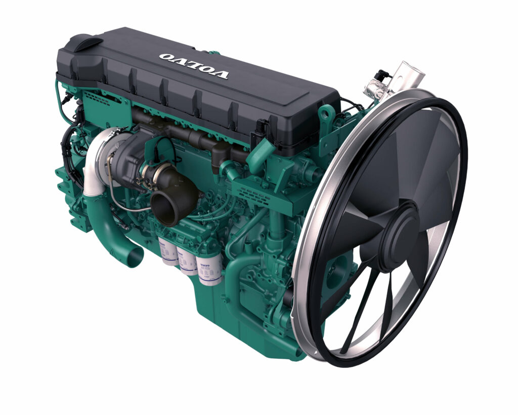Motor von Volvo CE für Stufe-V-Motoren
