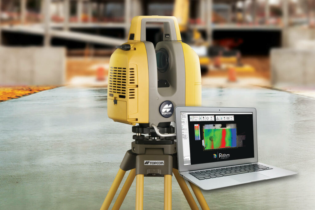 3D-Laserscanning-Anwendung zur Qualitätssicherung und -kontrolle am Bau von Topcon und Rithm