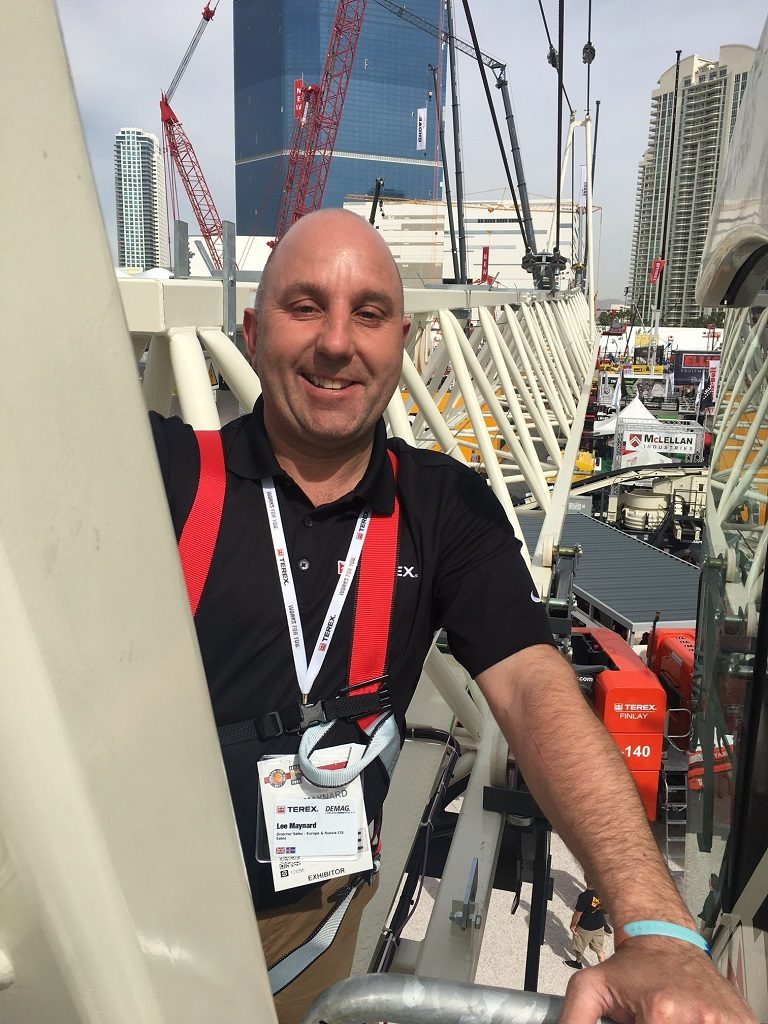 Lee Maynard, Global Sales Director für Turmdrehkrane bei Terex Cranes