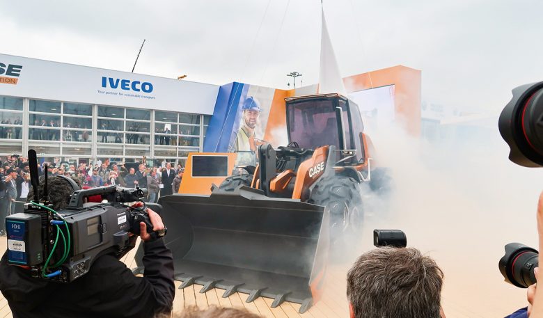 Radlader von Case auf der bauma 2019