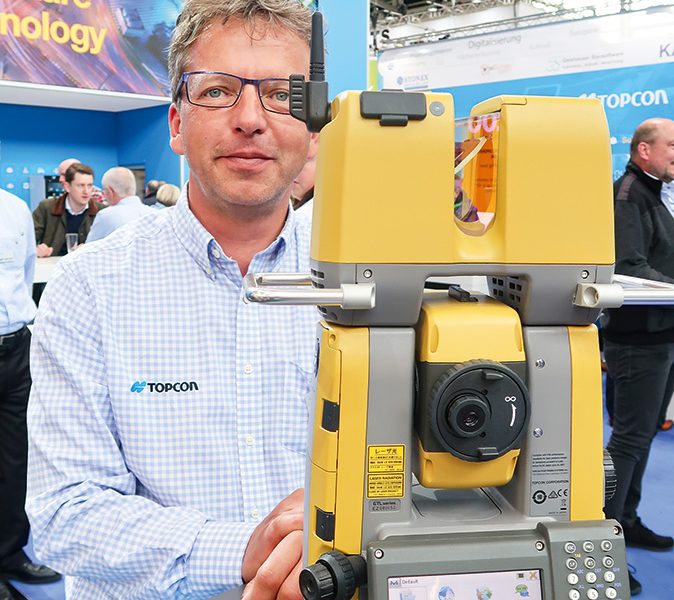 Robotik-Totalstation mit Scannerfunktion von Topcon