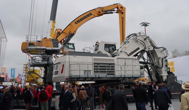 Messestand von Liebherr auf der bauma 2019