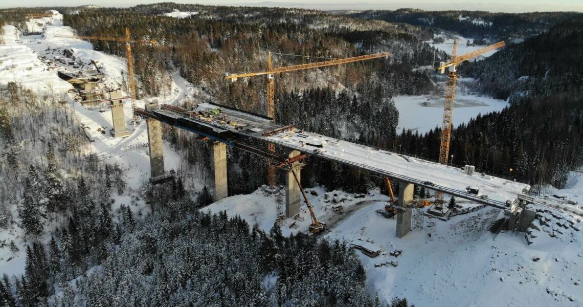 Ausbau der Europastraße E 18 in Norwegen