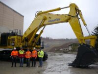 Komatsu Bagger für den Steinbruch