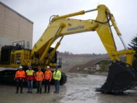 Komatsu Bagger für den Steinbruch