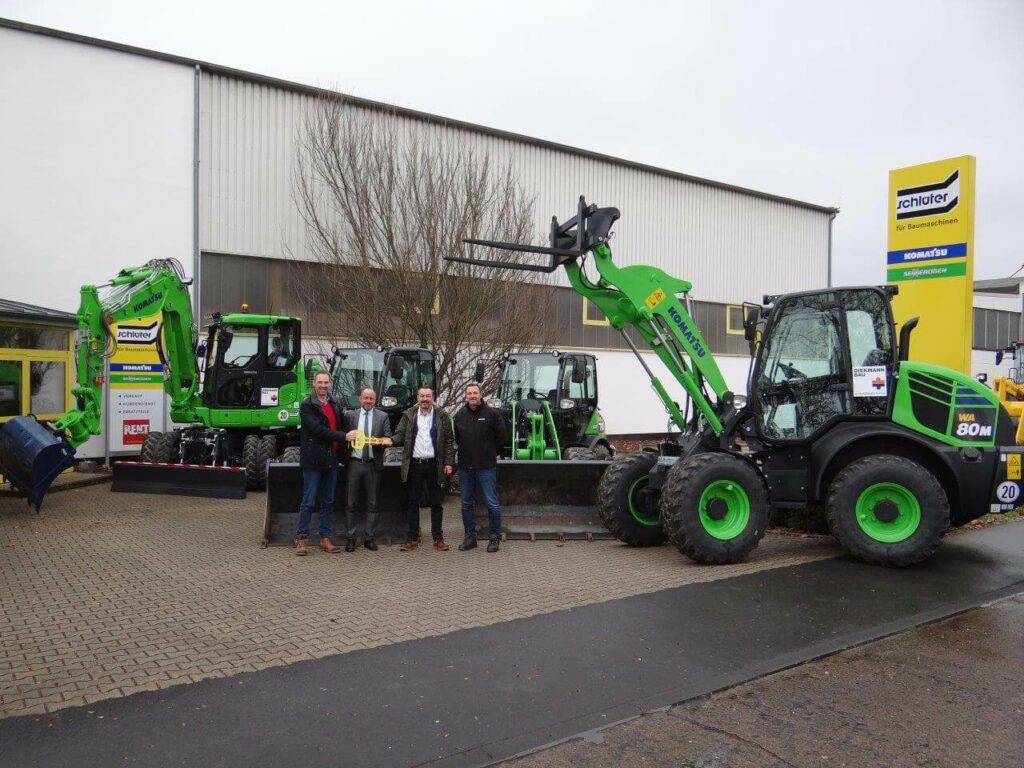 Mobilbagger bei Schlüter Baumaschinen