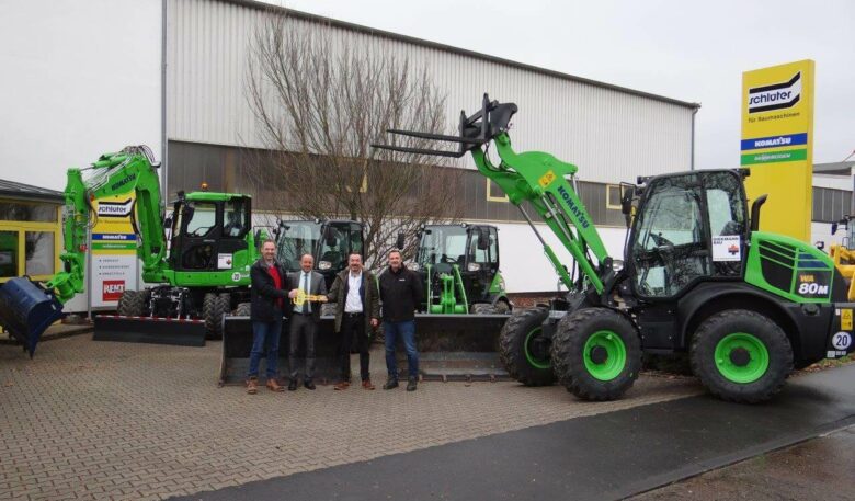 Diekmann Bau setzt auf Komatsu-Maschinen