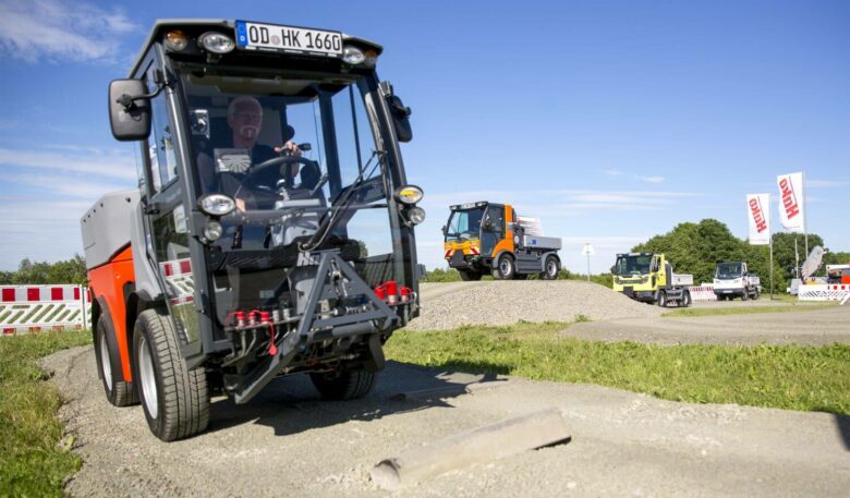 Kehrmaschine mit elektrischem Antrieb