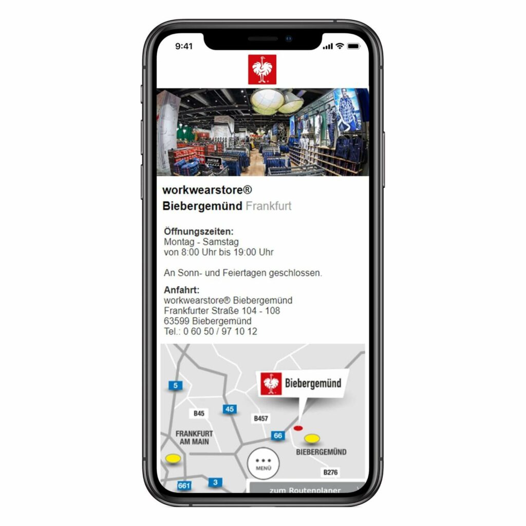 Workwear-App von Engelbert Strauss