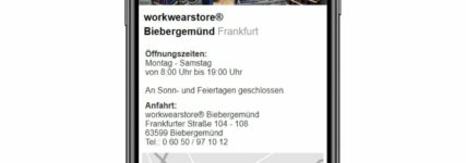 Kostenlose App für Workwear