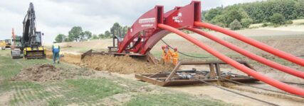 Bodenschonendes Pflugverfahren im Test