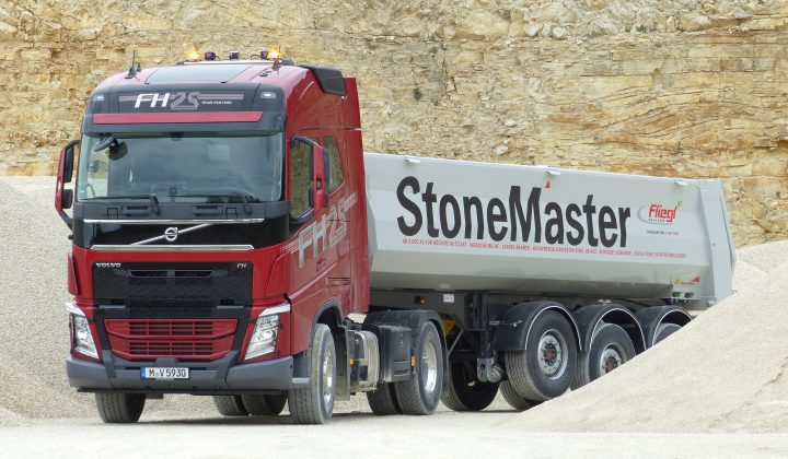 Bau-Sattelzugmaschine FH Globetrotter von Volvo