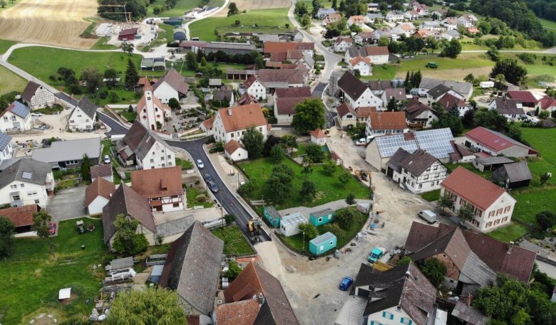 Deutschlands erste Modellbaustelle für BIM im Tiefbau im schwäbischen Erbstetten