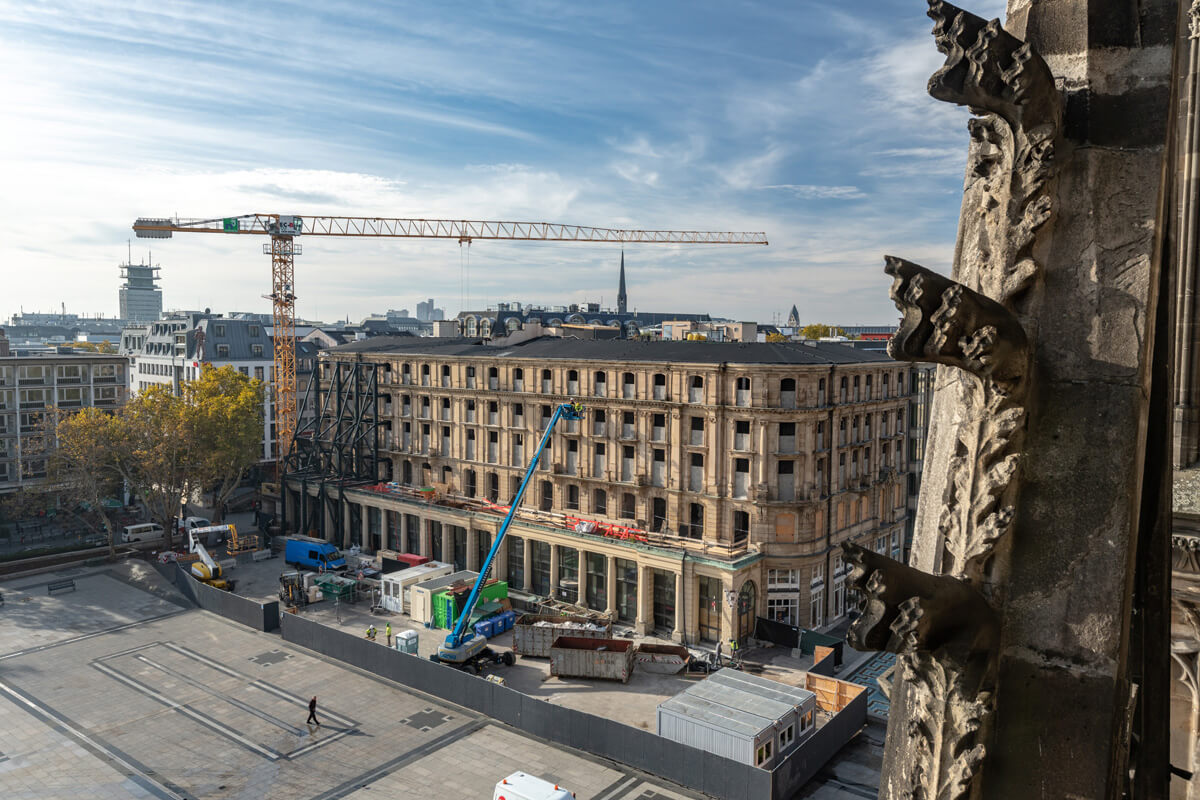 Abbruchprojekt am Kölner Dom