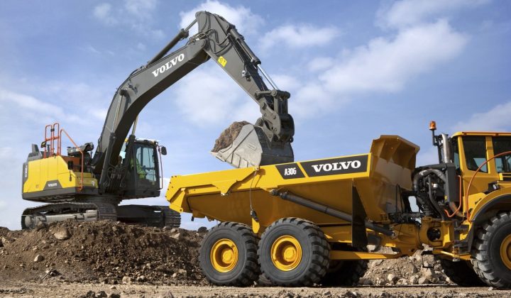 Volvo-Hybridbagger EC300E